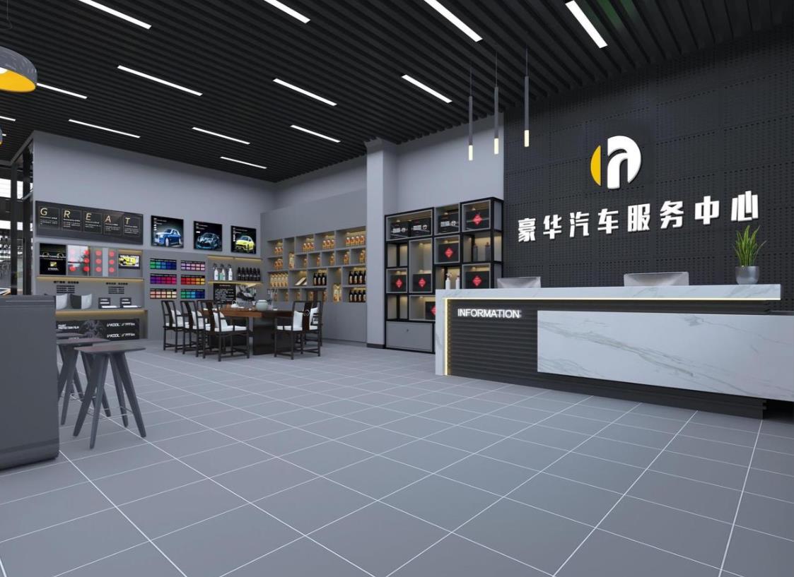 汽車維修店面設計案例