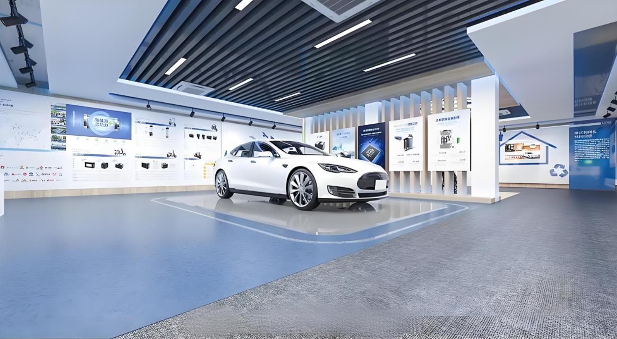 新能源汽車企業文化展廳設計效果圖